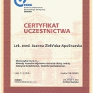 Certyfikat - Toksyna botulinowa