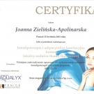 Certyfikat - Aqualyx